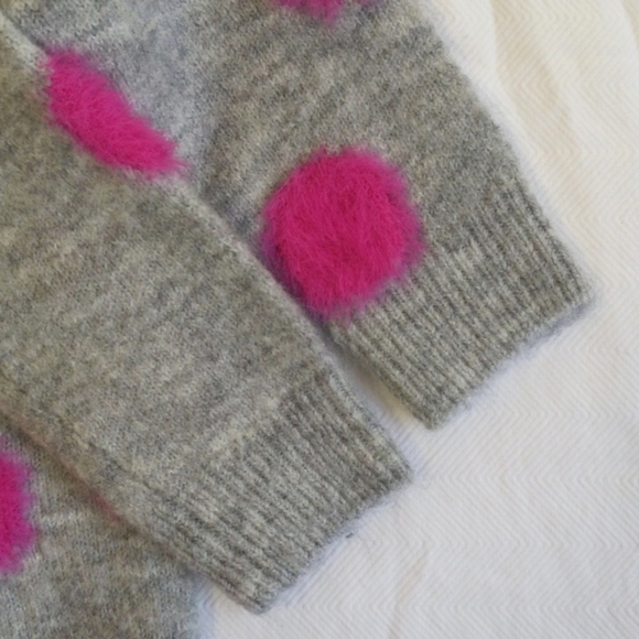 NEW george fluffy polka dot knit tunic sweater dress 6-12 months baby girl - Picture 5 of 8